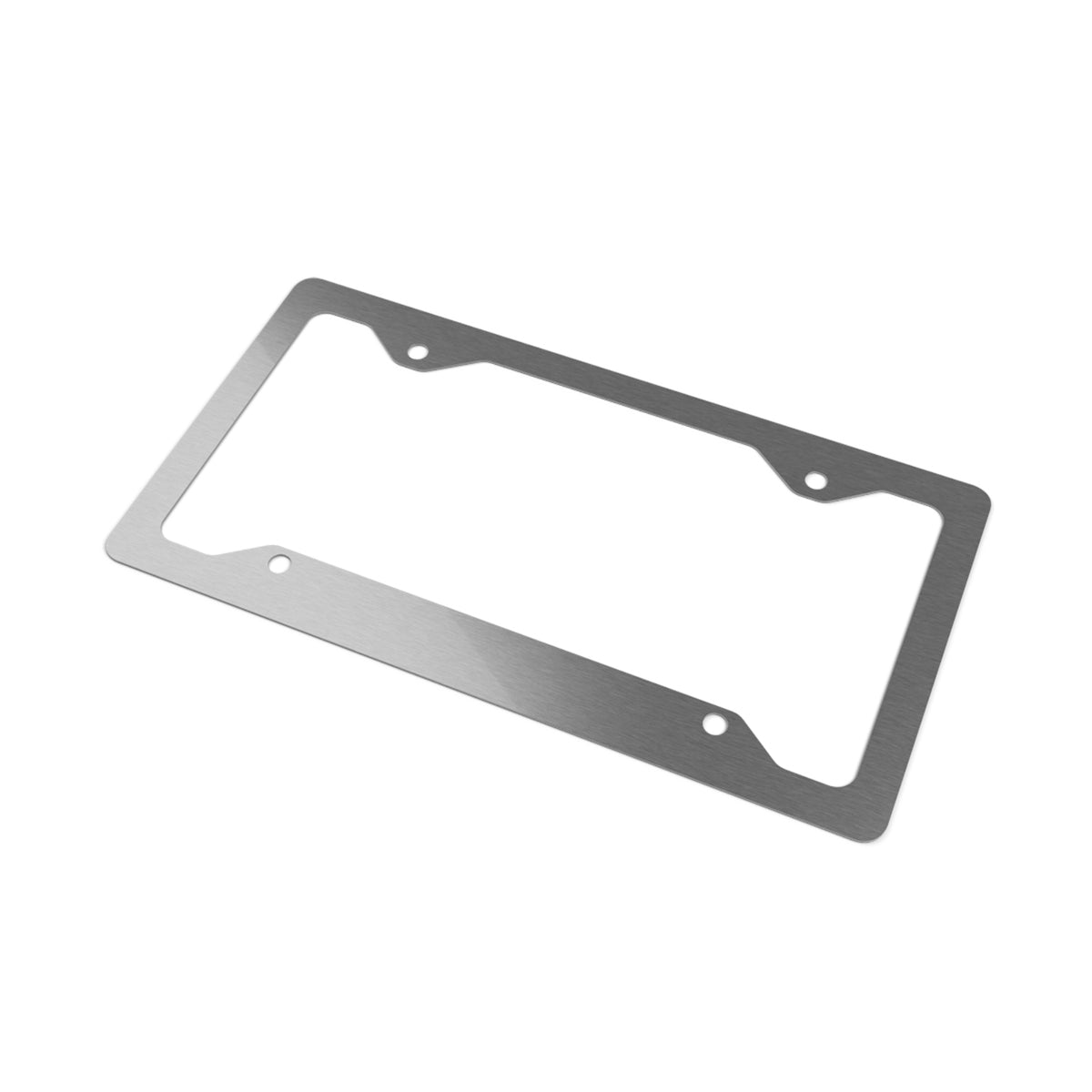 Stylish adventure motors metal license plate frame
