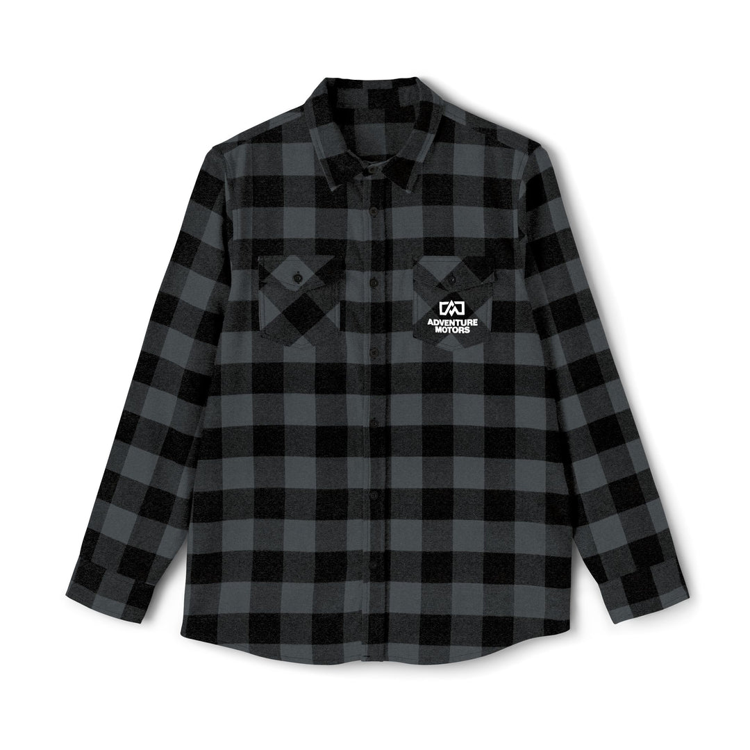 Adventure Motors Flannel Shirt - Checkered Pattern