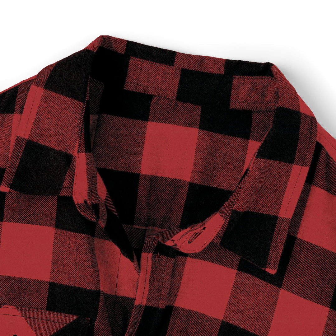 Adventure Motors Flannel Shirt - Checkered Pattern