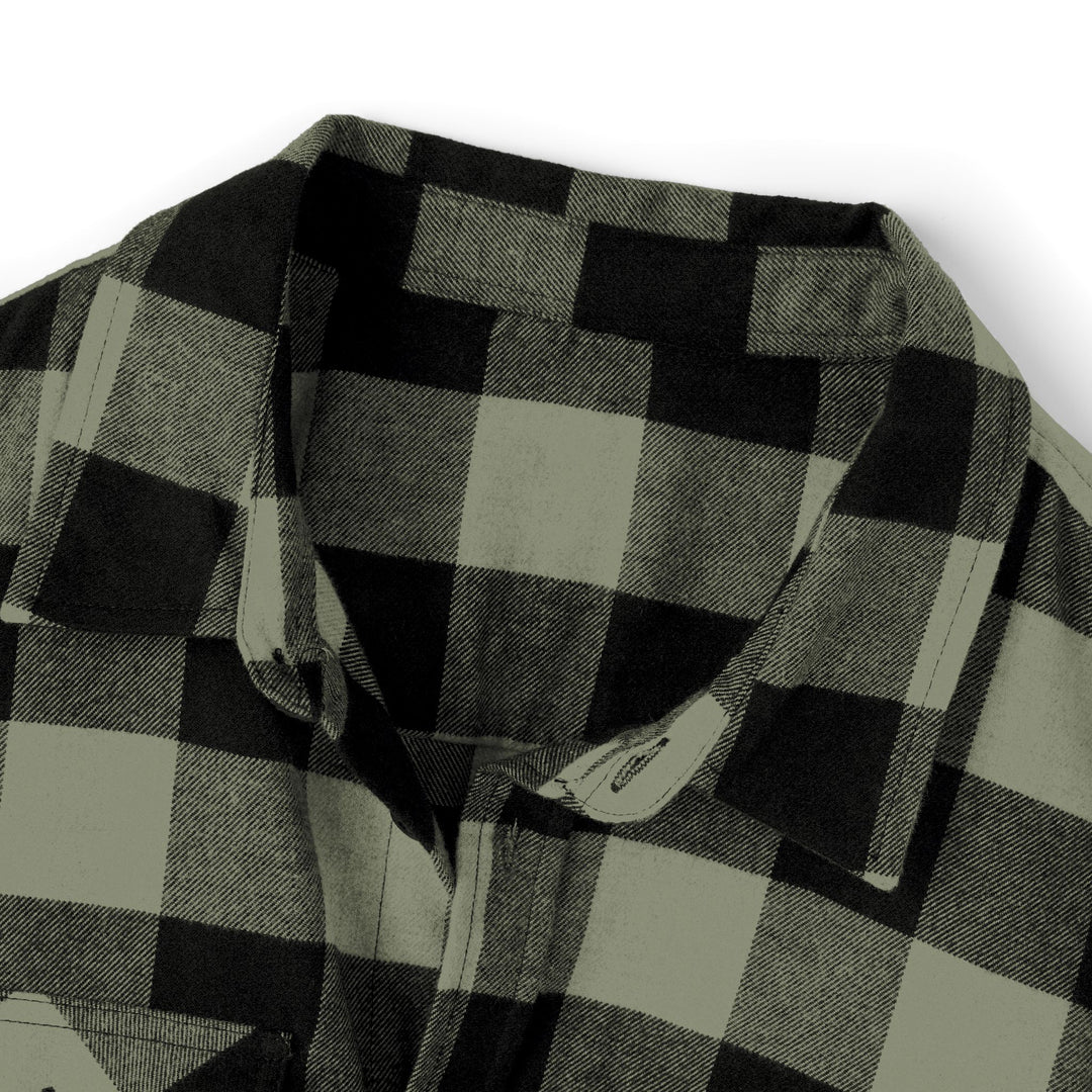 Adventure Motors Flannel Shirt - Checkered Pattern