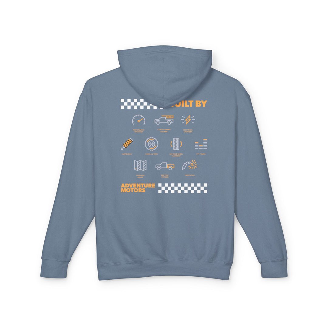 Adventure Motors Shop Service Hoodie - Built By Design