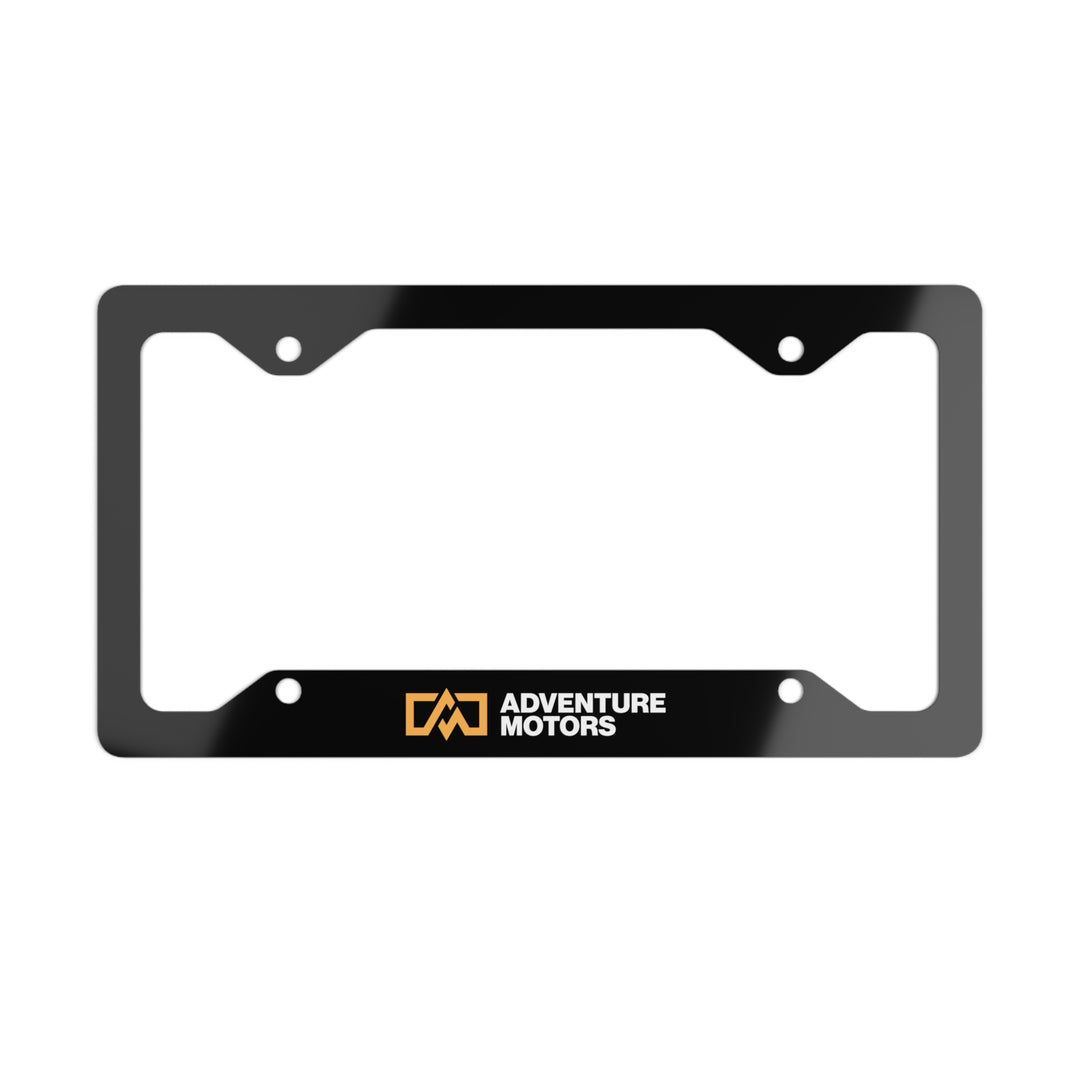 Stylish Adventure Motors Metal License Plate Frame
