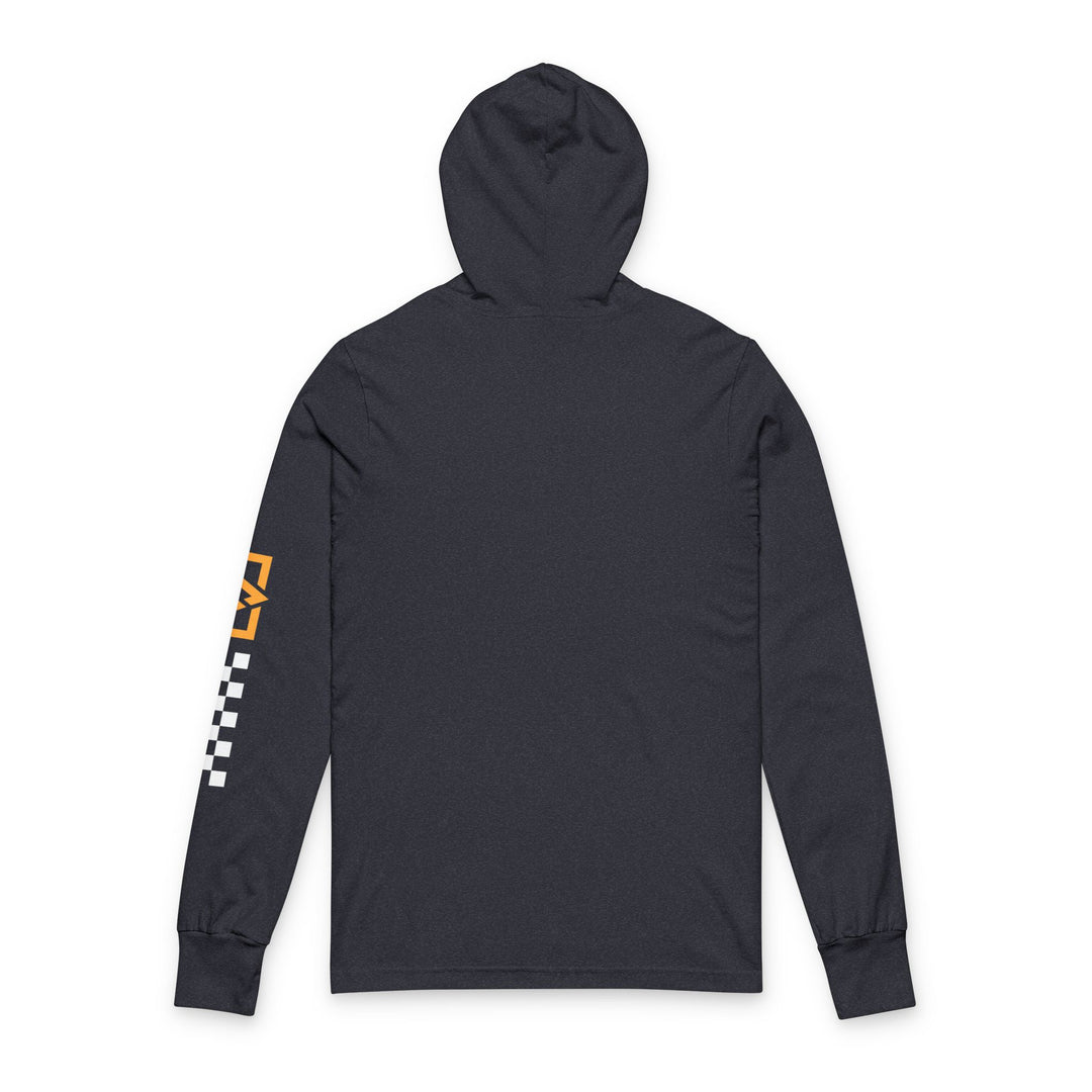 Racing Hoody with Checkered Sleeve