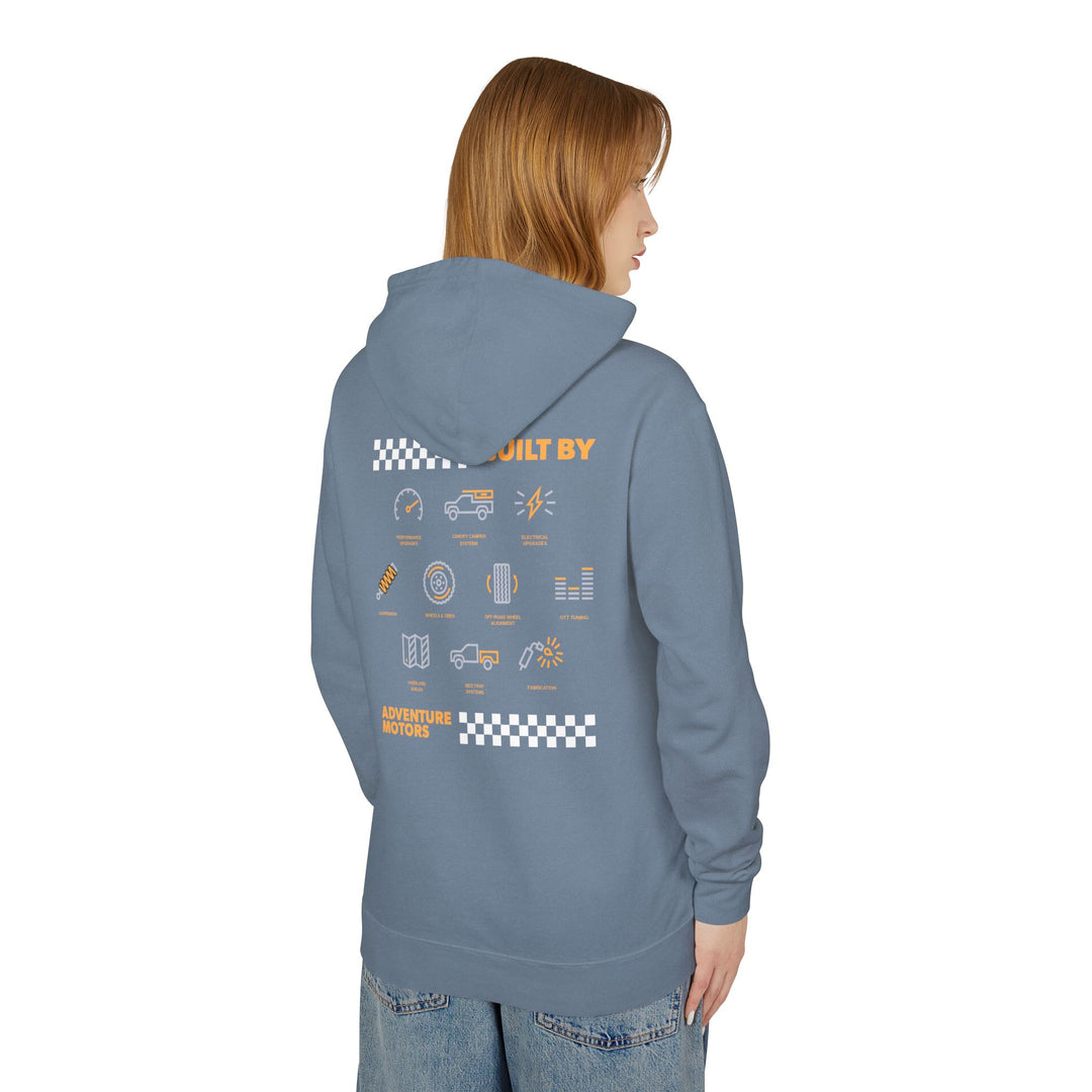Adventure Motors Shop Service Hoodie - Built By Design