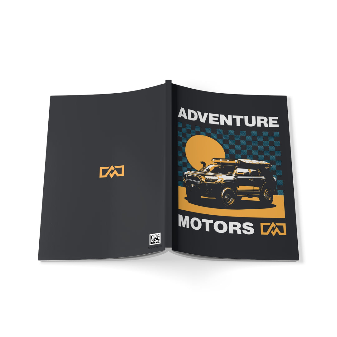 Adventure Motors A5 4 Runner Softcover Notebook