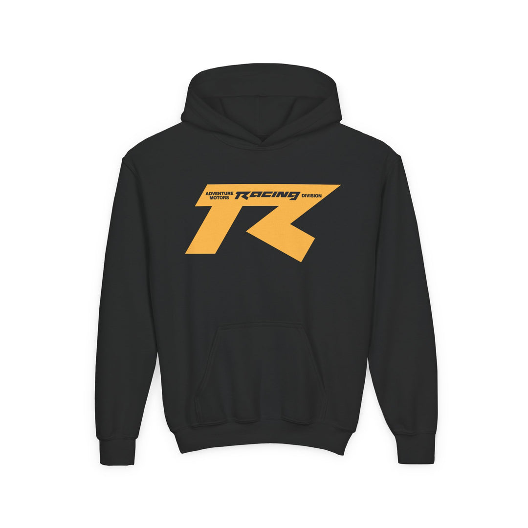 Youth Racing Hoodie with Checkered Finish Back