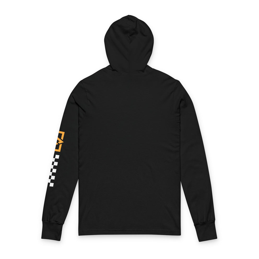 Racing Hoody with Checkered Sleeve