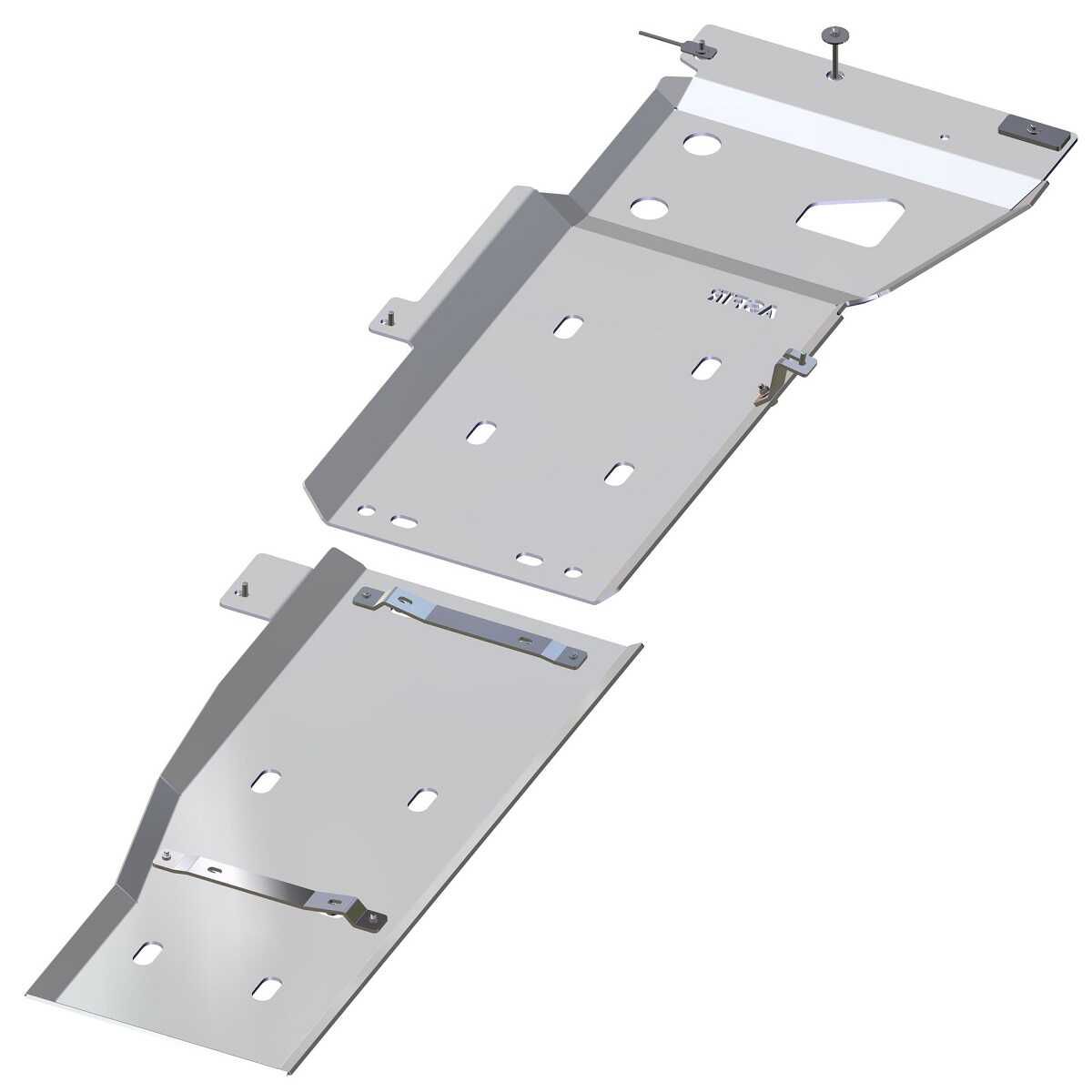 Toyota tundra fuel tank and transfer case skid plates