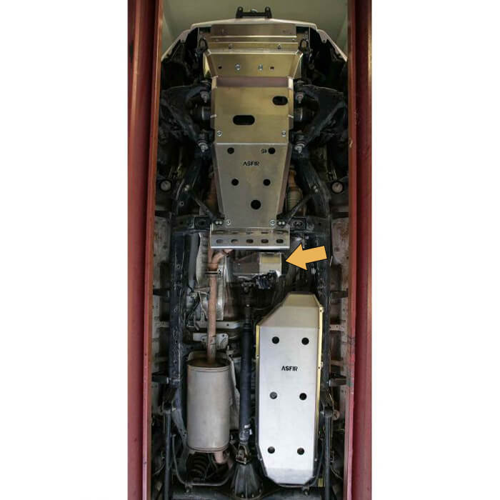  gx 460 transfer case skid plate