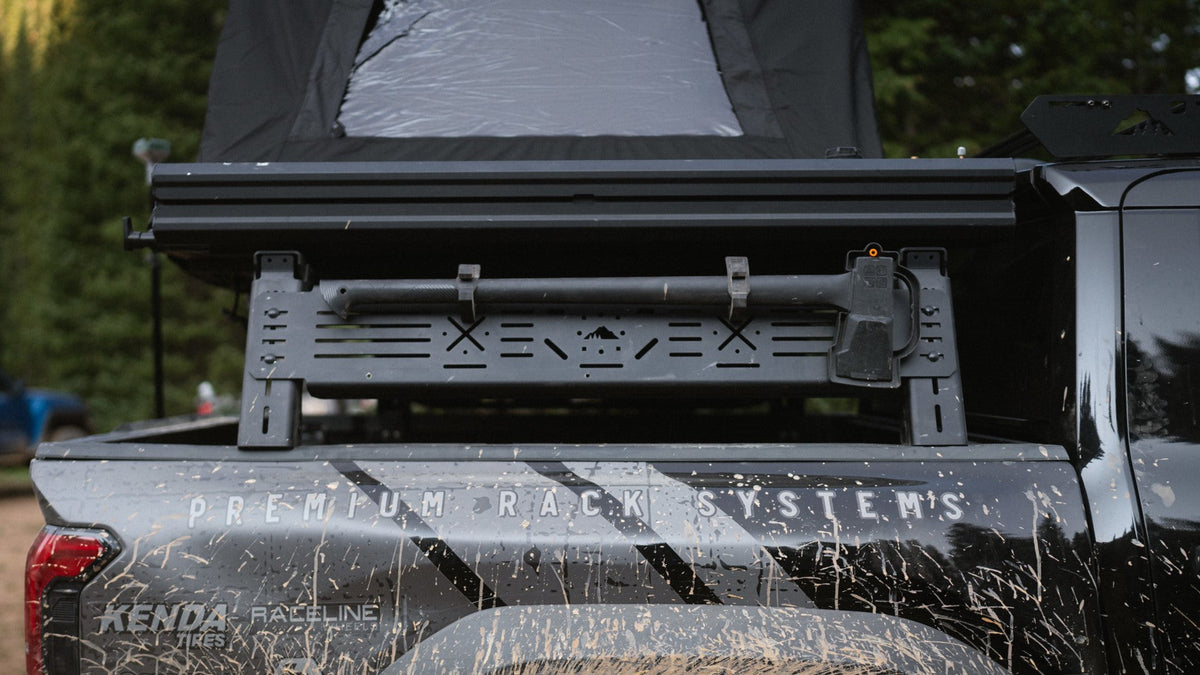 Toyota tacoma mid height pak system bed rack