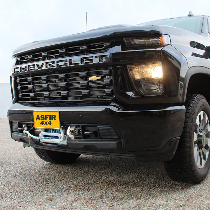 3500 hd hidden winch mount