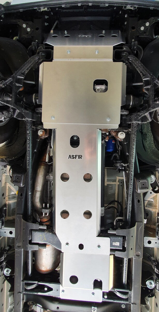 3500 transmission & transfer skid plate