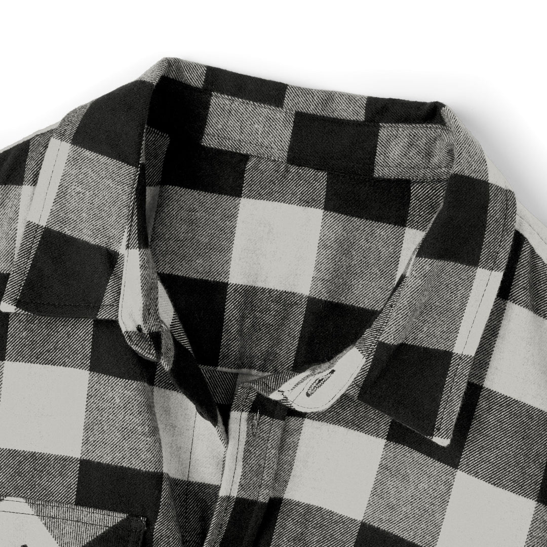 Adventure Motors Flannel Shirt - Checkered Pattern