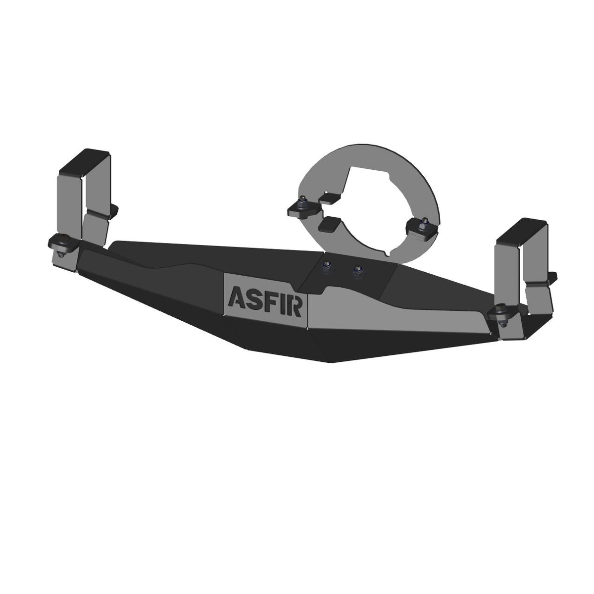 Rear differential steel skid plate for toyota 4runner & land cruiser 250