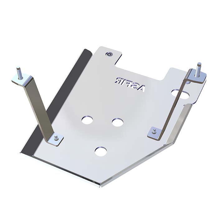 F 450 urea tank skid plate