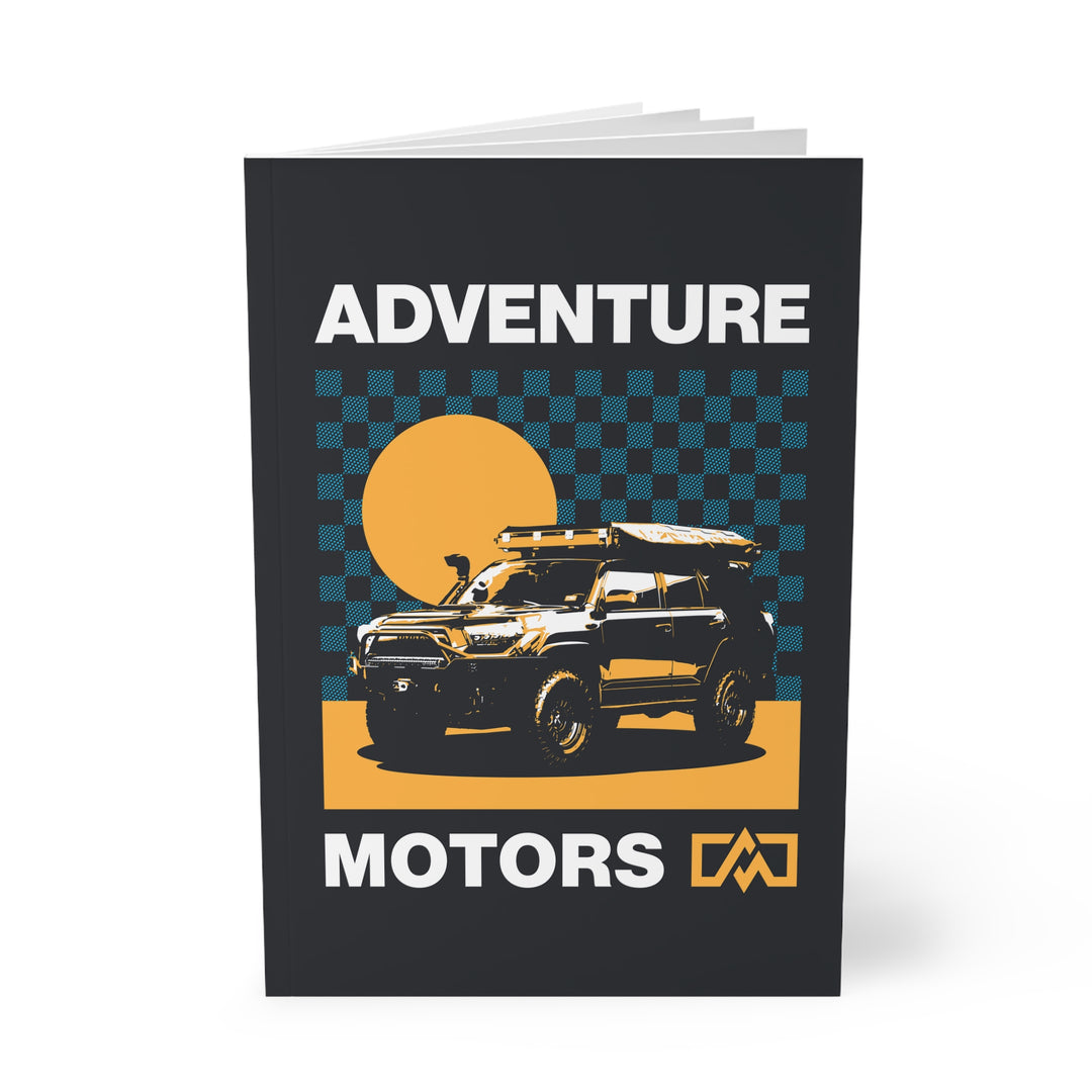 Adventure Motors A5 4 Runner Softcover Notebook