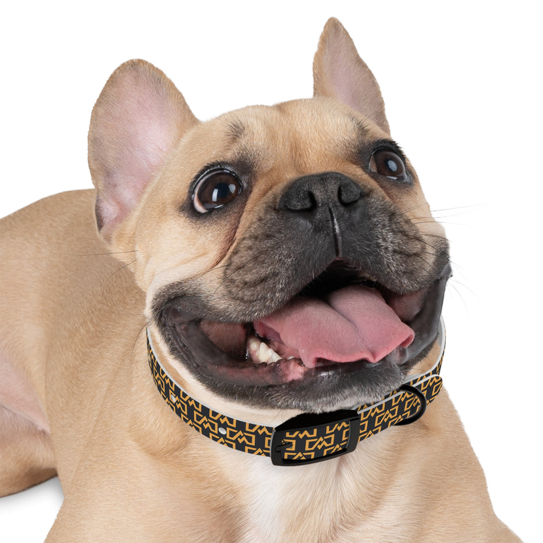 Stylish Adventure Motors Dog Collar - Modern Pet Accessory