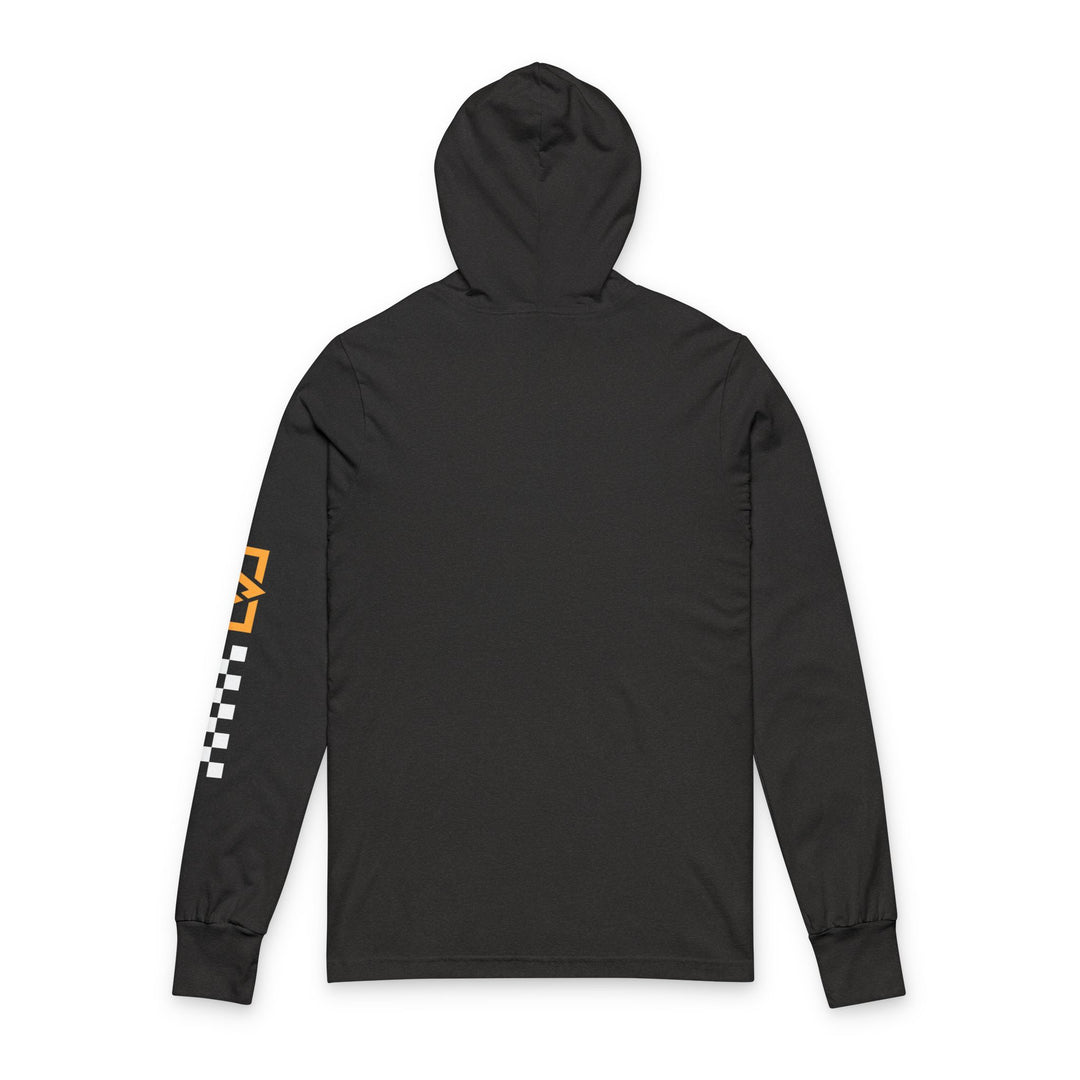 Racing Hoody with Checkered Sleeve