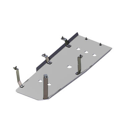 Jeep wrangler jl ecodiesel fuel tank skid plate