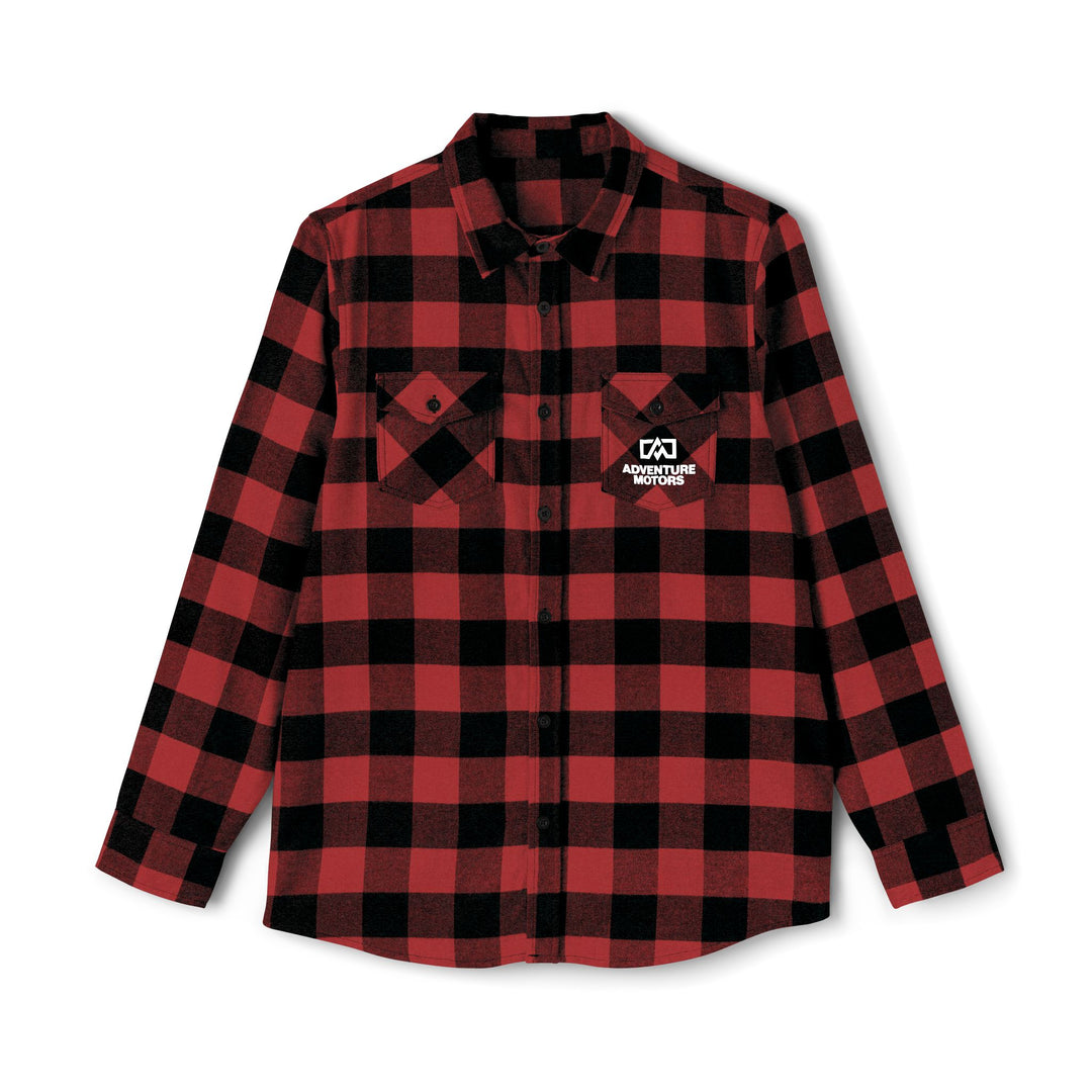 Adventure Motors Flannel Shirt - Checkered Pattern