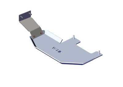 F 350 transfer case skid plate | petrol