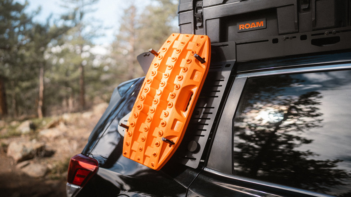 Offset traction board mount