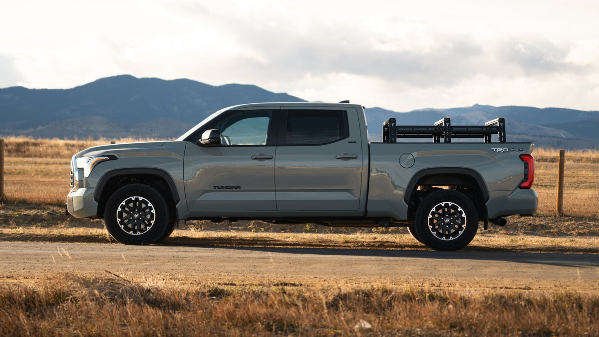 Toyota tundra mid height pak system bed rack