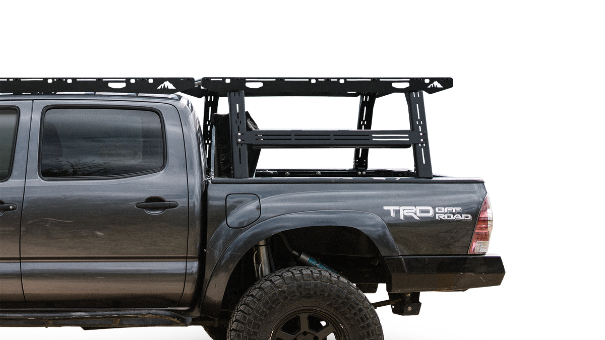 Toyota tacoma rack height pak system bed rack